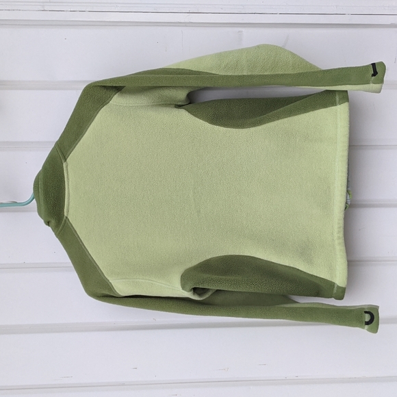 Marmot Two-Tone Green Polartec Fleece Zip Up Jacket - Picture 2 of 9